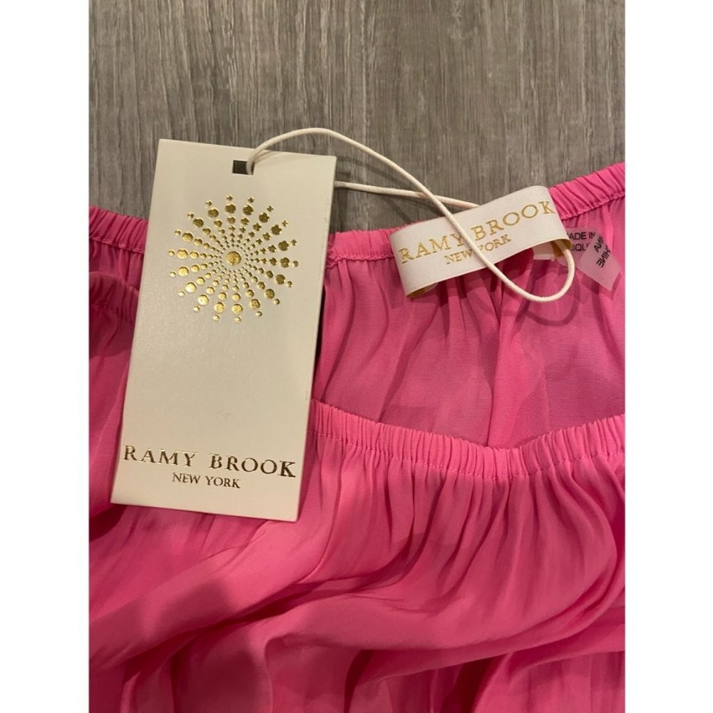 Ramy Brook Pink Blouse NWT (size S+M) - Picture 5 of 8